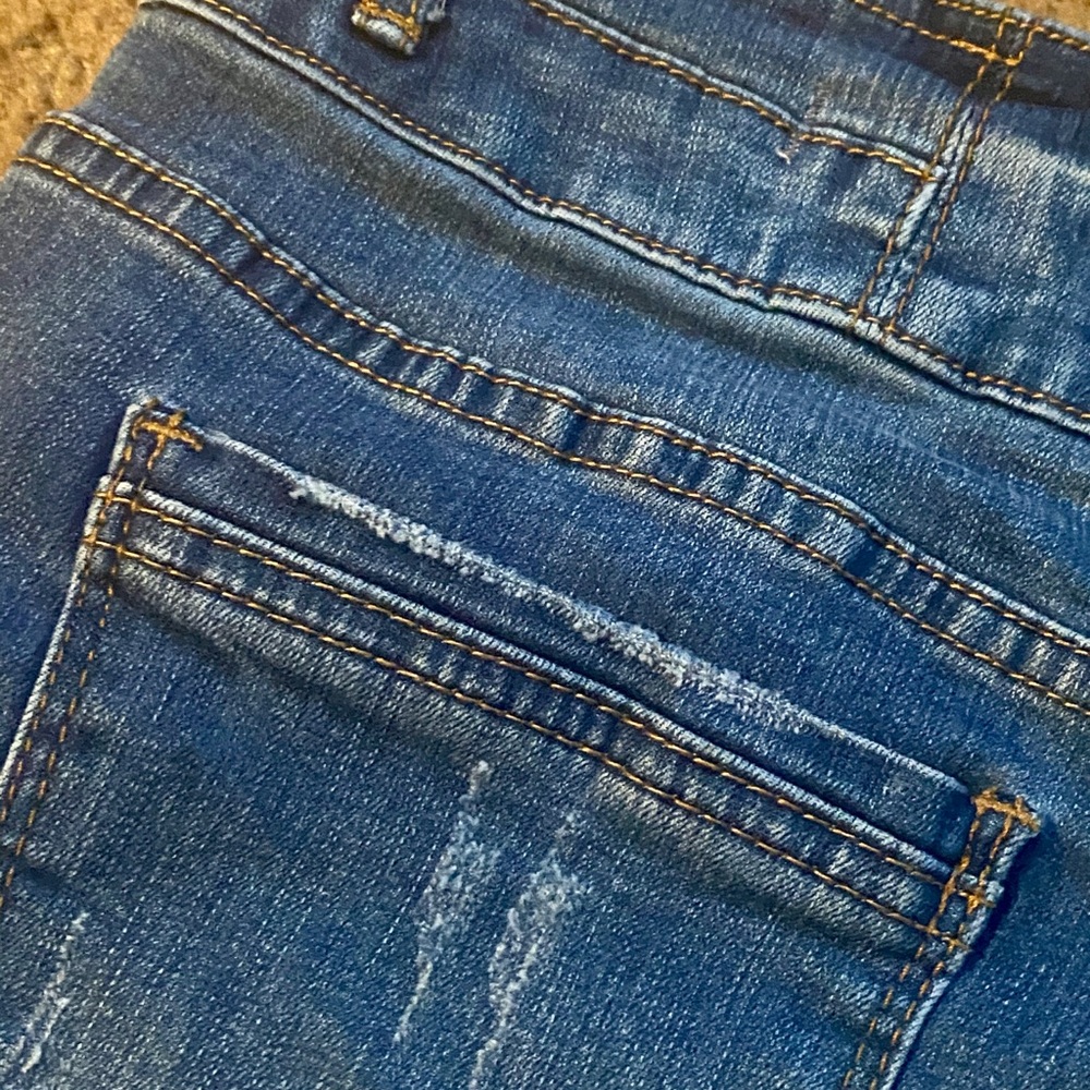 PAPAYA HIGH RISE CUFF SHORTS Size Large - Picture 12 of 13